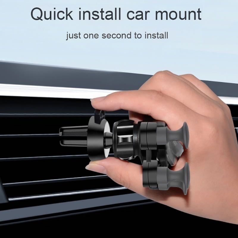Cute Car Phone Holder, Air Vent Magnetic Phone Mount, Universal Gravity Phone Stand For Car Dashboard, Hands-Free Car Accessories (6 Colors)_voghion.com