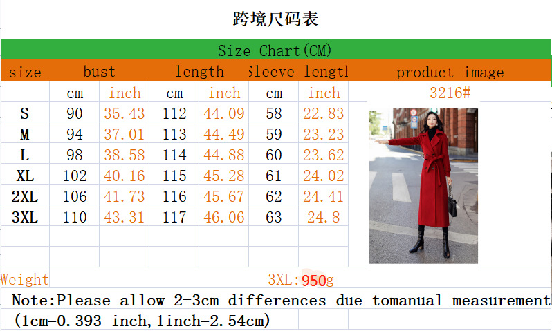 Abrigo de invierno cálido para mujer, chaqueta de longitud media, abrigo grueso con doble botonadura_voghion.com