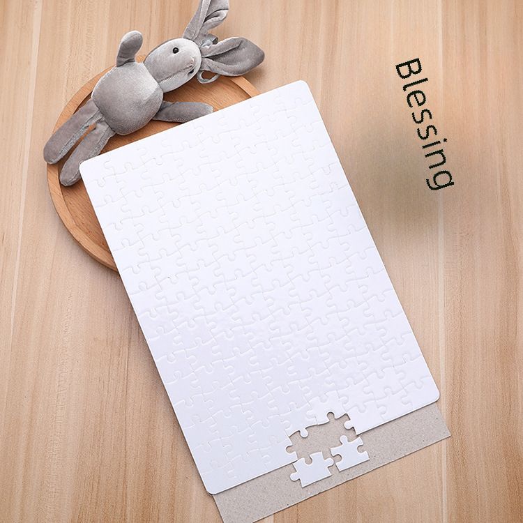 A4 thermal transfer DIY personalized custom printed photo puzzle blank 120 thermal transfer paper pearlescent puzzle supplies_voghion.com