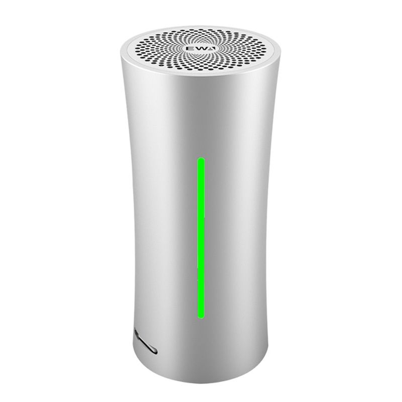 EWA A115 prijenosni metalni Bluetooth zvučnik 105H Power Hifi Stereo vanjski subwoofer (srebrni)_voghion.com
