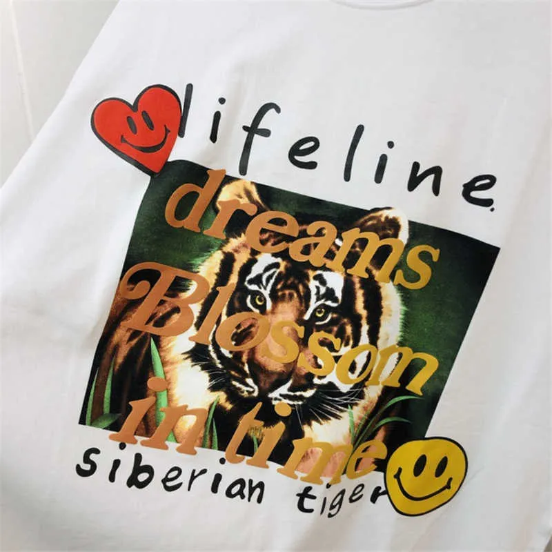 Herre-T-skjorter med tigertrykk Herre-Kvinner T-skjorte av beste kvalitet Klær Topper T-skjorte T221130_voghion.com