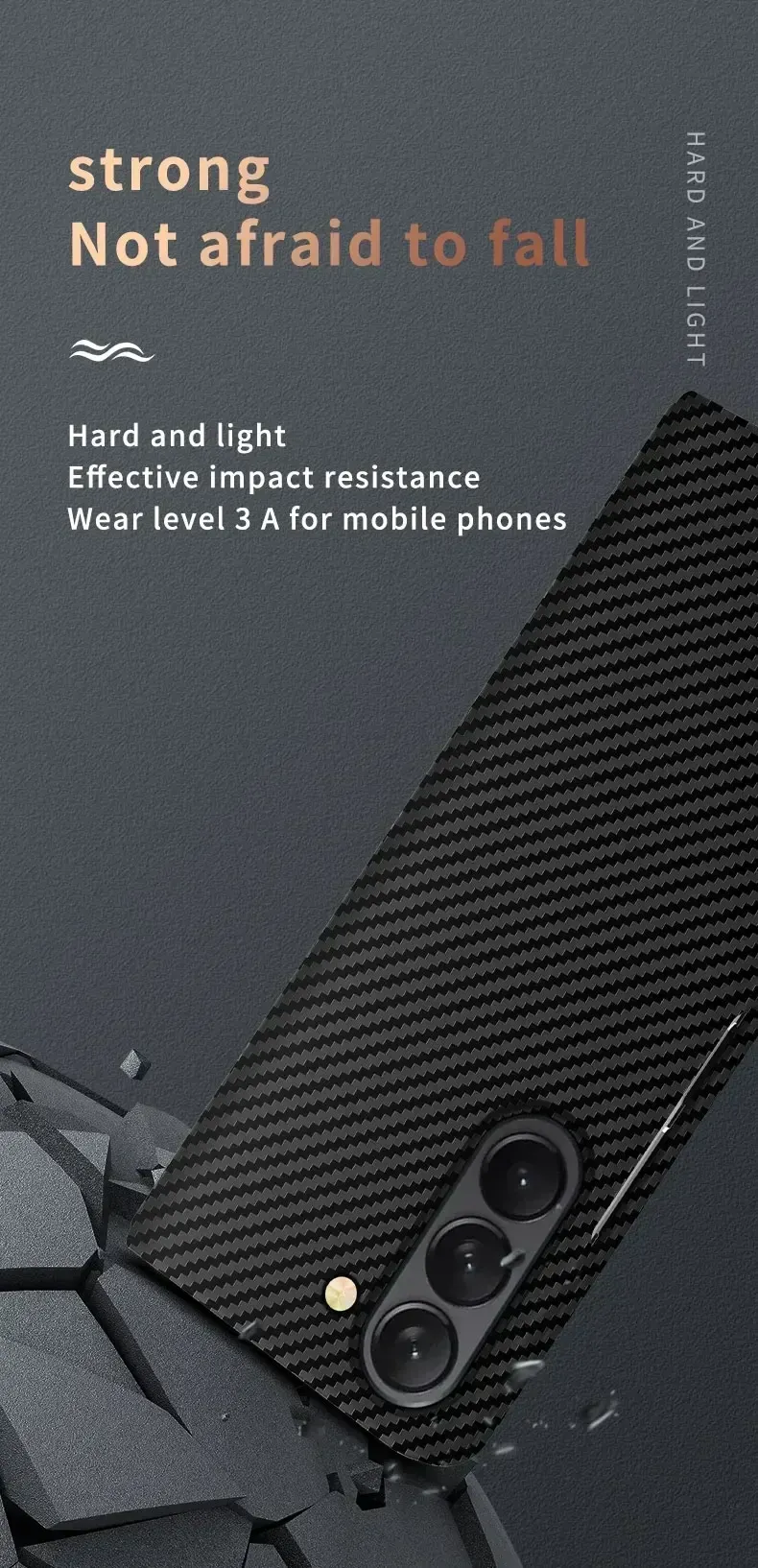 Custodia pieghevole in fibra di lusso ultra sottile e delicata sulla pelle per Samsung Galaxy Z Fold 6 5 4 3 5G, antiurto, rigida per PC_voghion.com