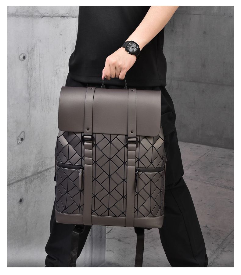 Neuer Diamant-Rucksack mit großer Kapazität, wasserdicht, für Herren, Pendler-Computertasche, modischer Rucksack, College-Tasche_voghion.com