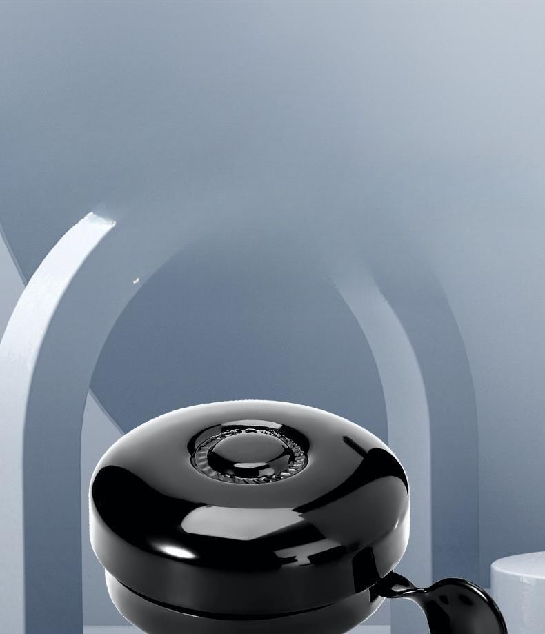 Bicycle Horn Black Iron Bell Durable Mountain Folding Bike Accessories Equipment Loud Sound_voghion.com
