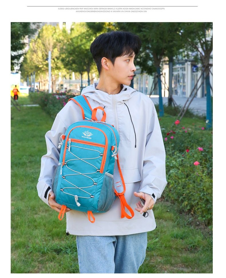 Outdoor Backpack Oxford Budden Mountain Riding Backpack Lightweight Multifunctional Casual Foldable Backpack Large Capacity_voghion.com