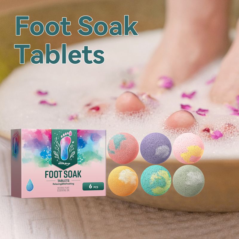 South Moon Aromatherapy Peeling Cleansing Moisturizing Care Heel Foot Bath Ball_voghion.com