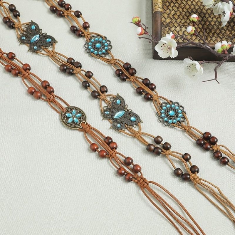 Bohemian Y2K Multi-layer Waist Chain For Dresses With Unique Design_voghion.com