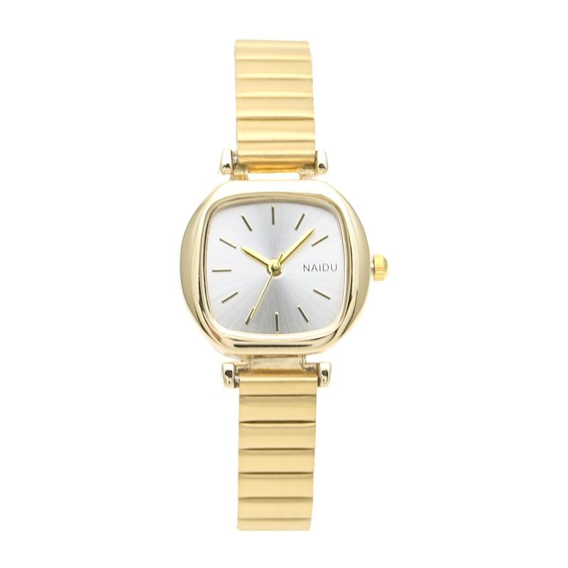 Damenuhren Ovale kleine Platte Bambusarmband Mädchenuhr Student Net Strap Watch Damenuhr Waldquarzuhr Klein Frisch_voghion.com