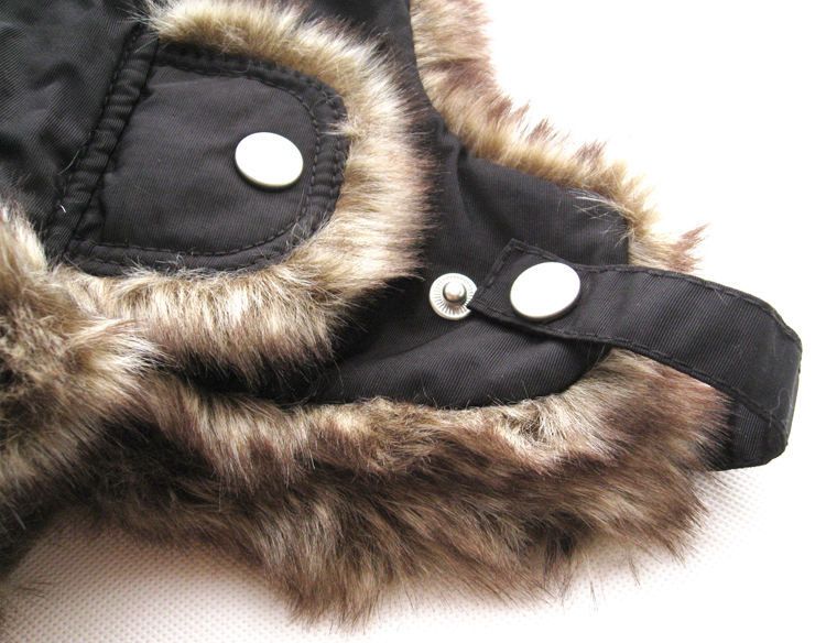Trapper Şapkalar Moda rahat çocuk kış şapkası Lei Feng şapka Moda sıcak su geçirmez rüzgar geçirmez siyah kayak kış şapkası_voghion.com