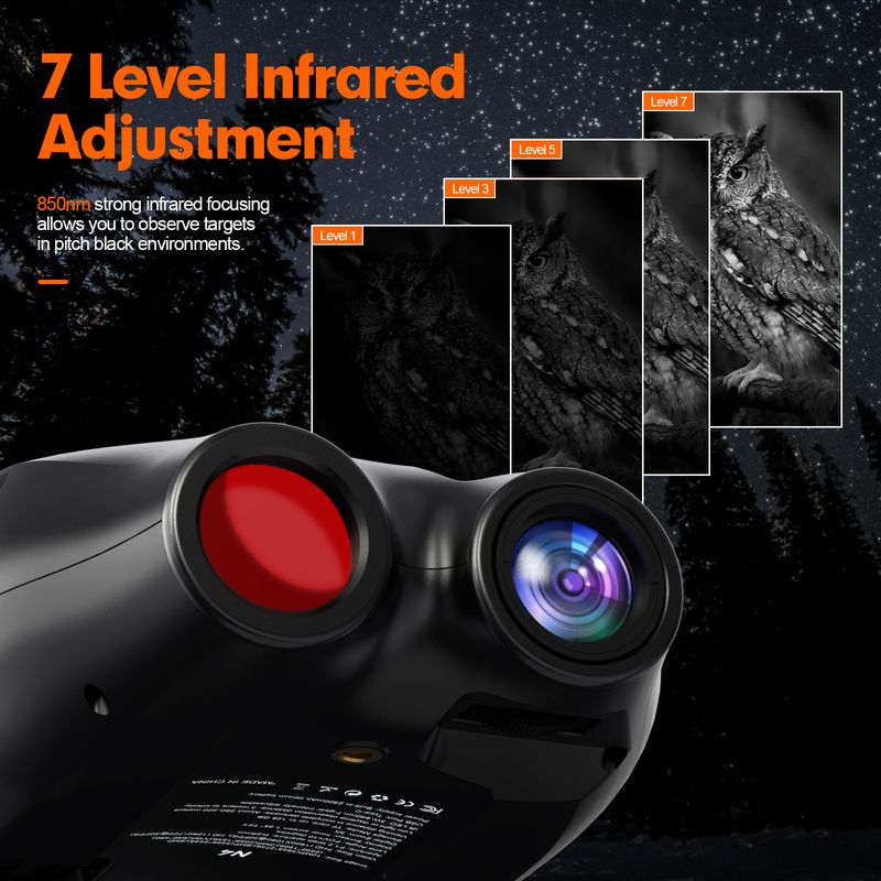Cross-Mirror Hot-Selling Head-Mounted HD Telescope Day And Dual-Use N4 Outdoor Infrared Night Vision Device_voghion.com