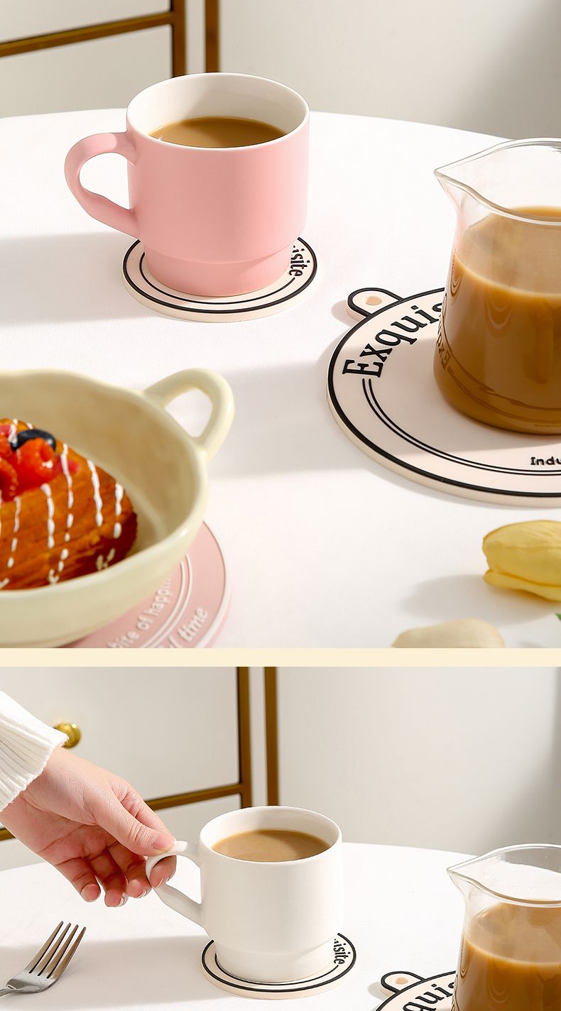 French INS Style Placemat Heat Insulation Anti-scald Table Non-slip Oil-proof Plate High-end Coaster Pot Bowl Mat_voghion.com