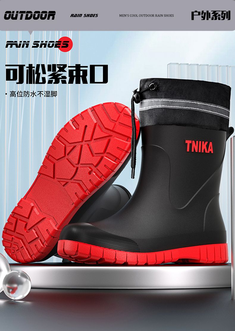 Scarpe da cuoco da uomo, punta tonda, stivali da pioggia slip-on da uomo, basse, impermeabili, facili da pulire, scarpe da lavoro da uomo antiscivolo_voghion.com
