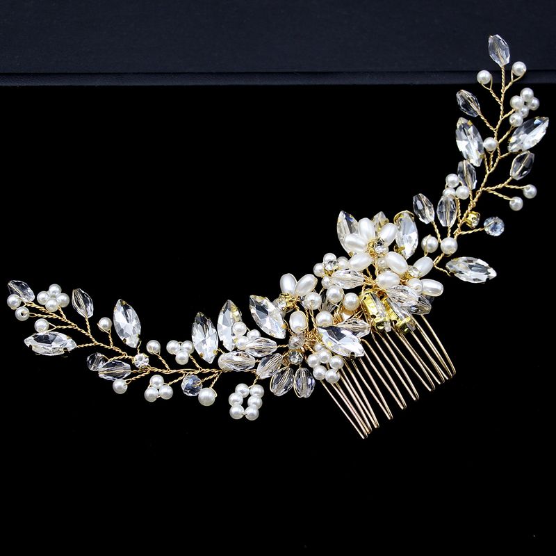 Gioielli da donna, pettini per capelli con perle, accessori per abiti da sposa, acconciature per capelli, commercio all'ingrosso di gioielli da sposa_voghion.com