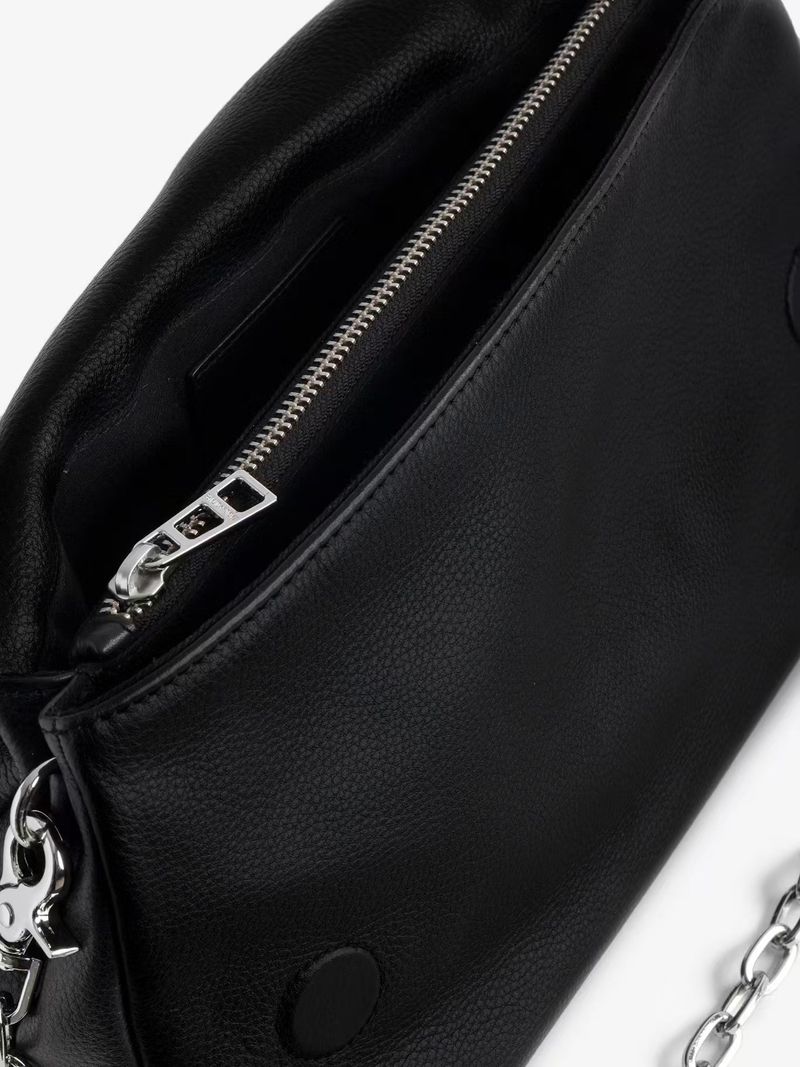 Borsa a tracolla in PU nera, nuova moda 2025, design di lusso, casual, da donna_voghion.com