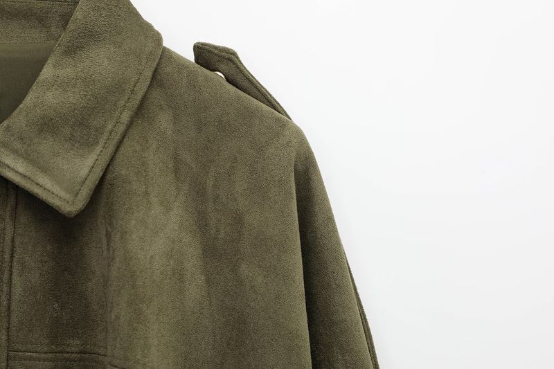 Men's & Women's Spring Bomber Jacket – Soft-Touch Polyester Aviator Coat, Streetwear Zip-Up Lightweight Jacket (Green, S-L)_voghion.com