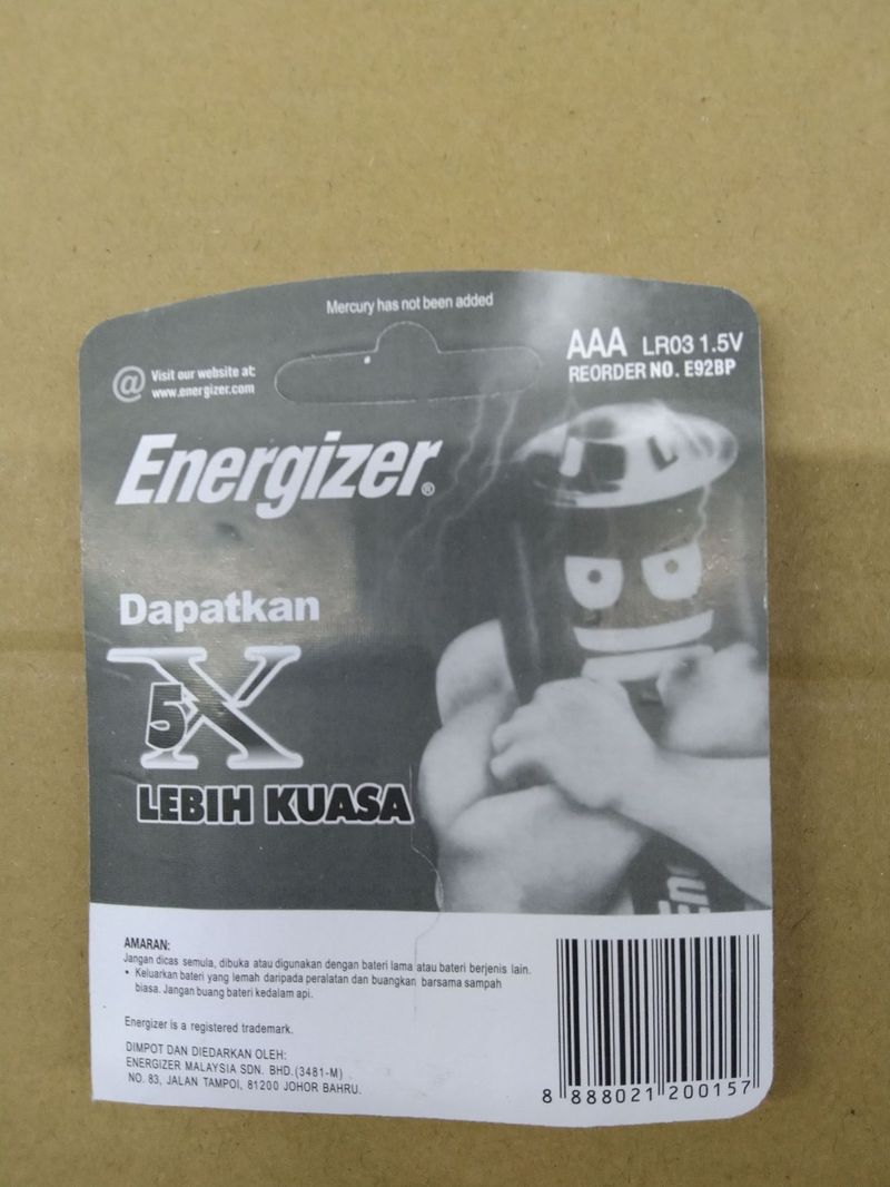 J Volumen Nr. 5 Batterie Alkaline AA Maus Elektrische Zahnbürste Spielzeug Fernbedienung Türschloss Nr. 5 Energizer Batterie_voghion.com