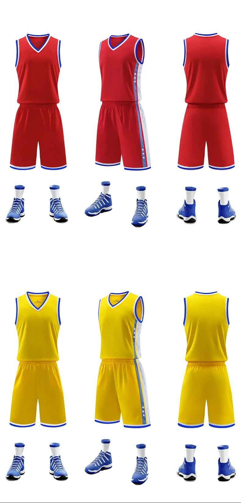 Mundury dziecięce Niestandardowe 100% siatka poliestrowa Oddychająca koszulka chłopięca Szybkoschnące koszulki do koszykówki 2302_voghion.com