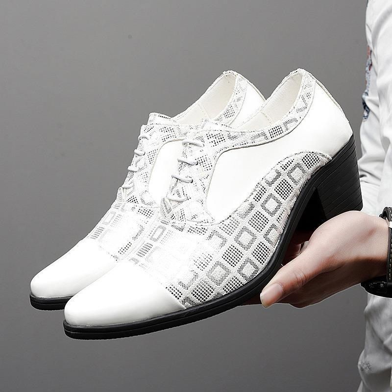 2024 Neue spitze Lederschuhe für Herren, grenzüberschreitende Lederschuhe für Herren, die die Körpergröße erhöhen, Jugendmode, kleine Lederschuhe im britischen Stil, Herrenmode_voghion.com
