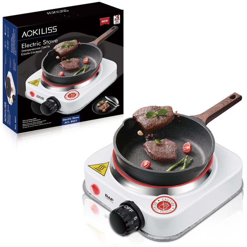 Electric Ceramic Hob, Mini Single Burner For Tea Brewing, Simmering, Home Office Use, EU Plug, 1200W_voghion.com