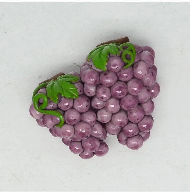 3D Creatief Driedimensionaal Ontwerp Hars Fruit Druif Watermeloen Accessoires Home Decor Koelkastmagneet Koelkast Decoratie_voghion.com