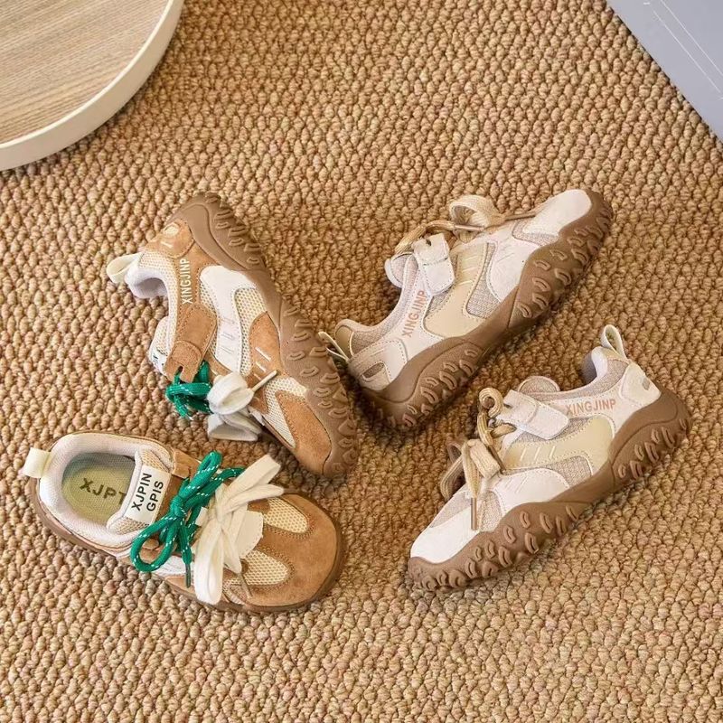 Children's New Style Training 2025 Spring Boys' Non-Slip Sports Girls' Soft Sole Breathable Casual Running Shoes_voghion.com