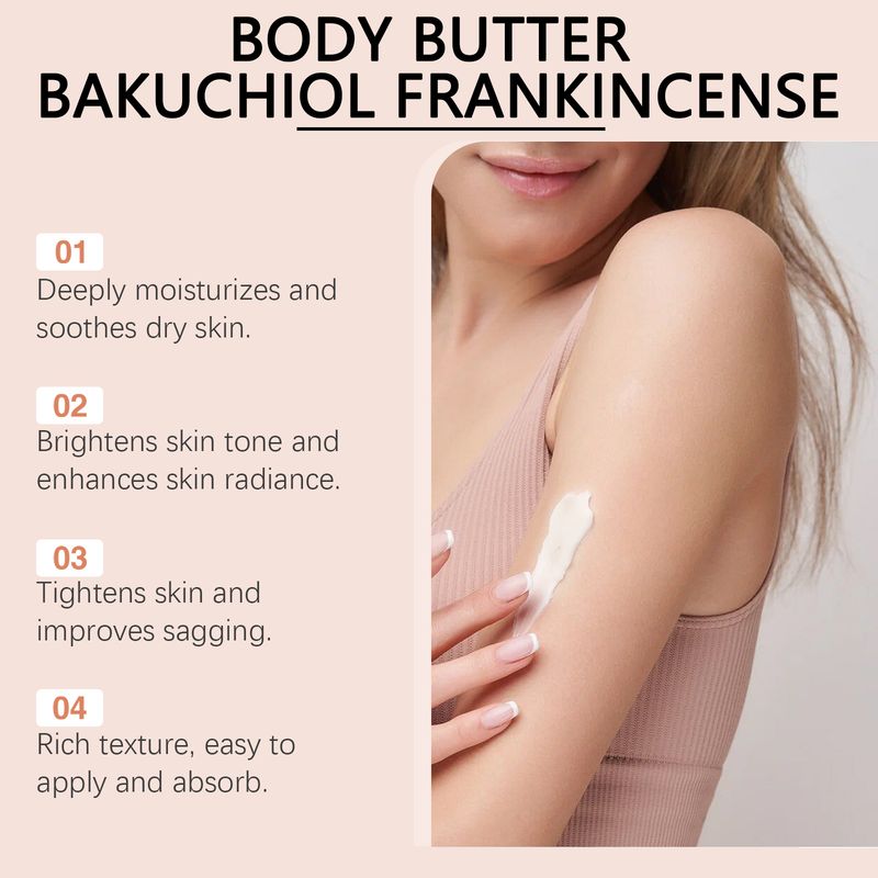 WoodSleep Frankincense Body Butter Moisturizer Moisturizes All Over The Skin With Silky, Creamy Touch_voghion.com