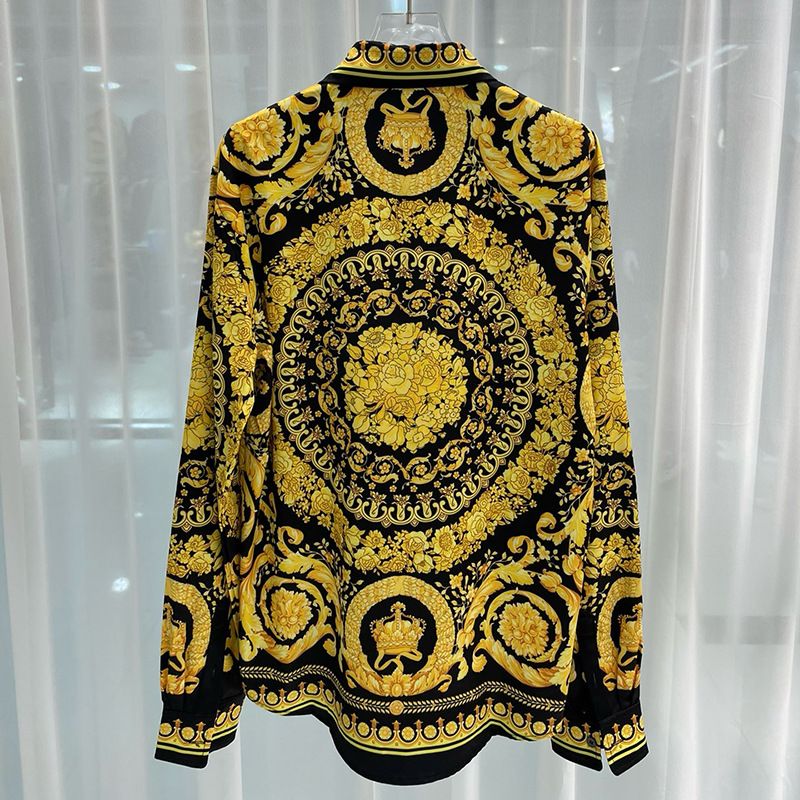 Herren-Cardigan-Shirt mit Digitaldruck – Trendy Frühlings-Casual-Button-Up (Schwarz, S-XXL)_voghion.com