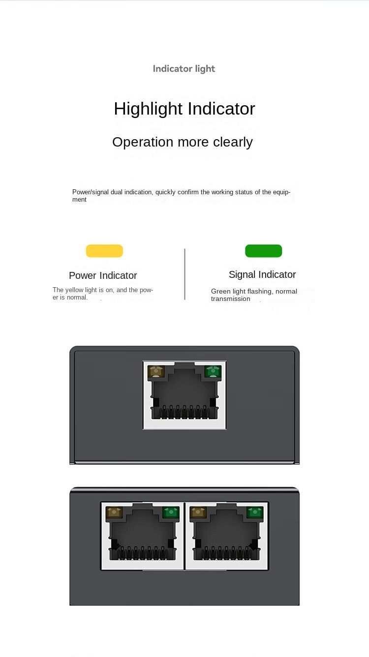 High-Performance POE 100M Repeater - Dual Camera Network Extender with 200m Long-Range Transmission for Enhanced Security Surveillance Systems_voghion.com