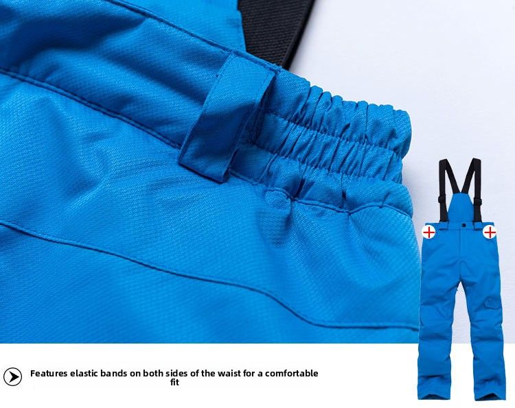Conjunto de snowboard para niñas, traje de esquí para exteriores, grueso y cálido para bebés._voghion.com