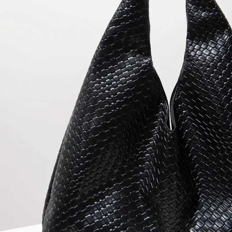 Borsa a tracolla semplice retrò, minimalista, hobo da lavoro, grande, per donna, elegante, per la spesa 250614l_voghion.com