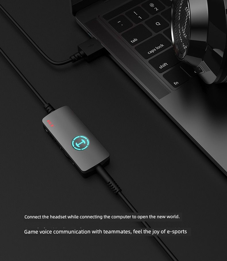 Hecate/Walker GS02 Computer External Usb7.1 Effect Game Card Magic Sound Voice Changing Plug-and-Play_voghion.com