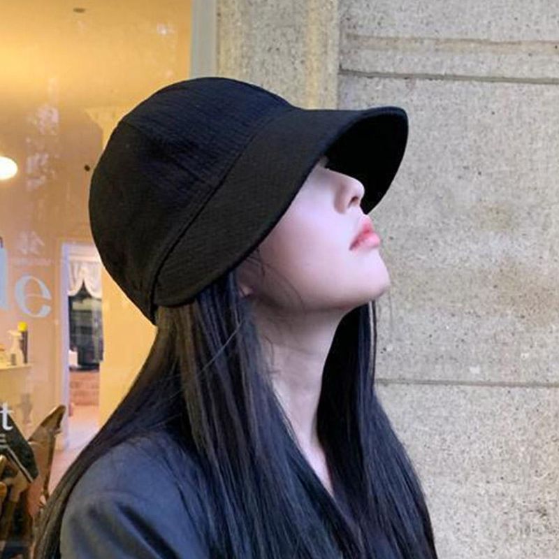New Arrivals Foldable Wide Brim Women Adjustable Portable Outdoor Beach Bucket Hat Summer Sun Protection Visors Fisherman Cap Panama_voghion.com