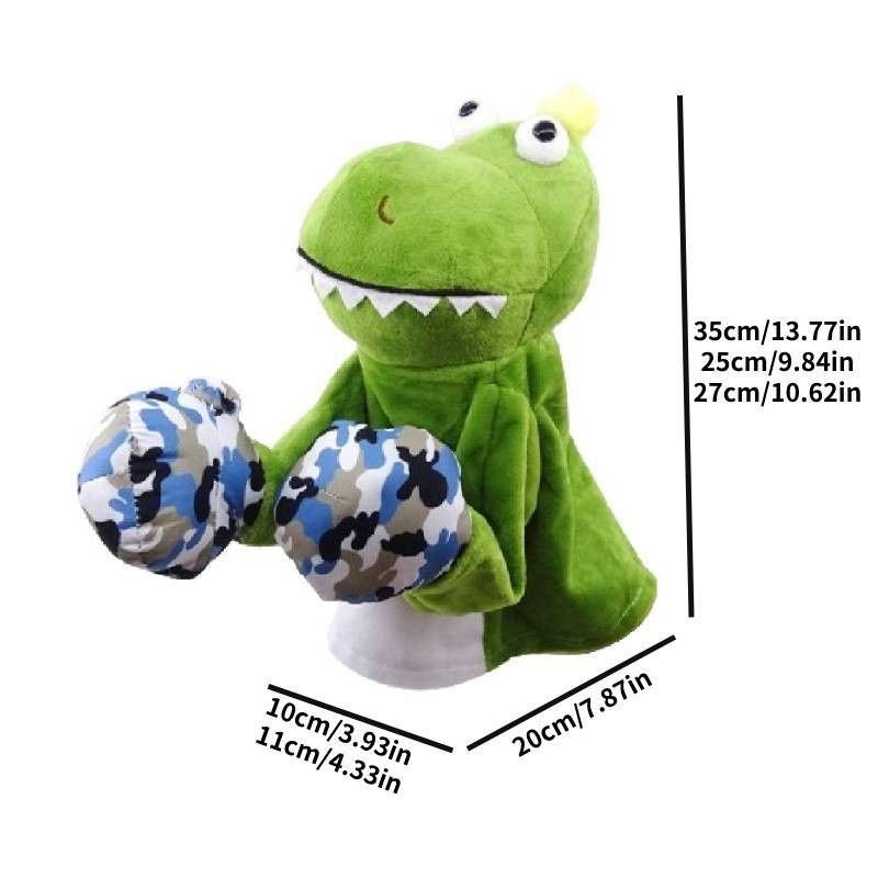 Hand Plush Boxing Adorable Puppets With Sound Interactive Cartoon Toy Ages For All_voghion.com