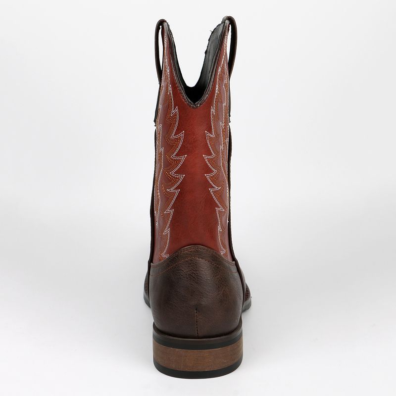 Cizme de cowboy occidentale pentru bărbați în stil retro fried street Knight_voghion.com