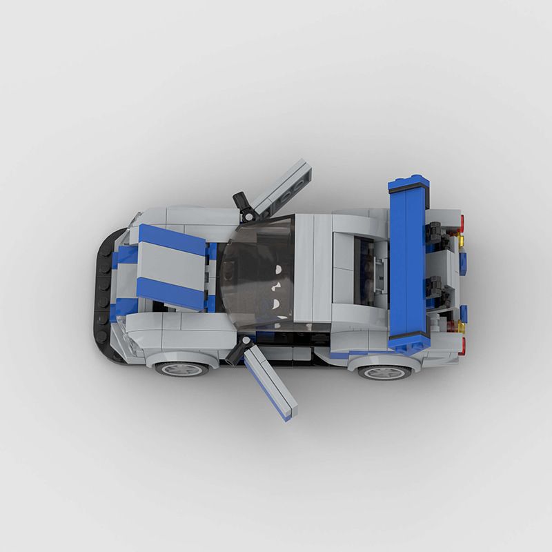 GTR Racing Car R34 MOC Small Particles Educational Building Blocks For Children Cross-Border_voghion.com