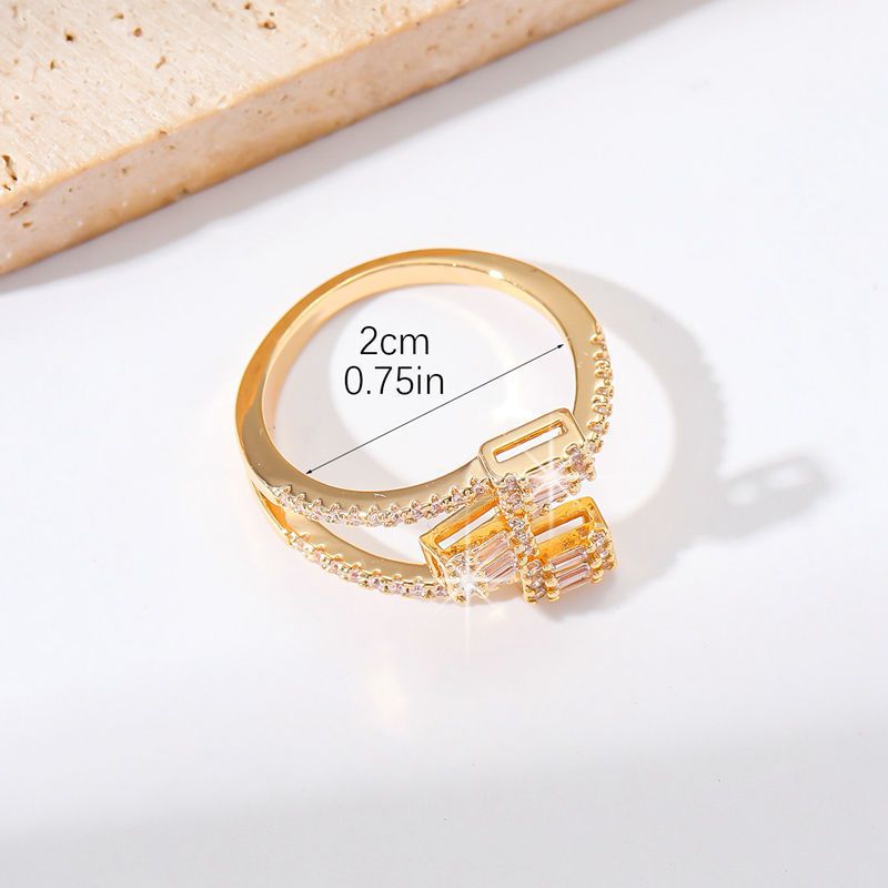 Beliebter personalisierter offener Ring für Frauen mit Nischendesign, geometrischer Zeigefingerring, modischer und personalisierter Schwanzring_voghion.com