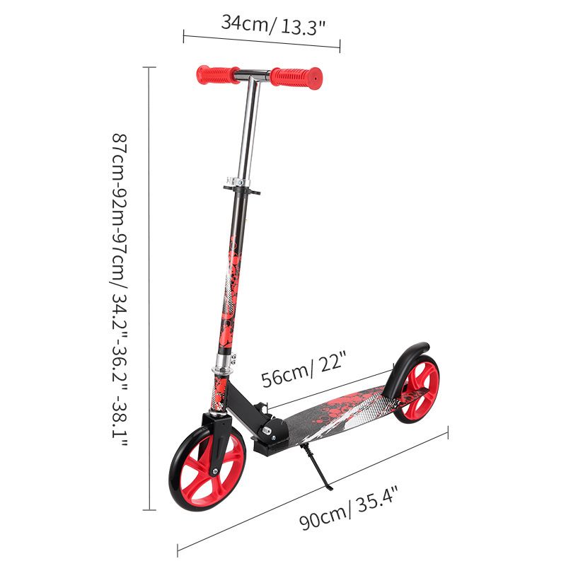 Nuevo scooter portátil plegable para viajes diarios al trabajo y al trabajo, coche de límite, coche de acrobacias con pedales para niños_voghion.com