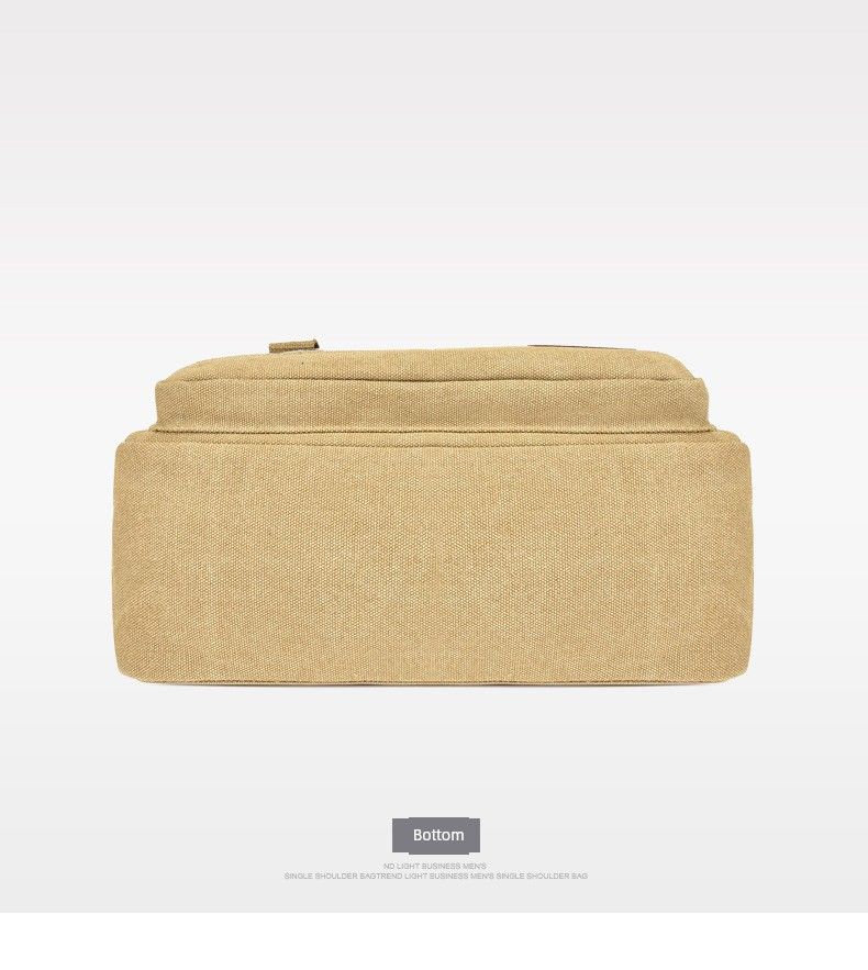 Men's Outdoor Large Capacity Shoulder Canvas Bag_voghion.com
