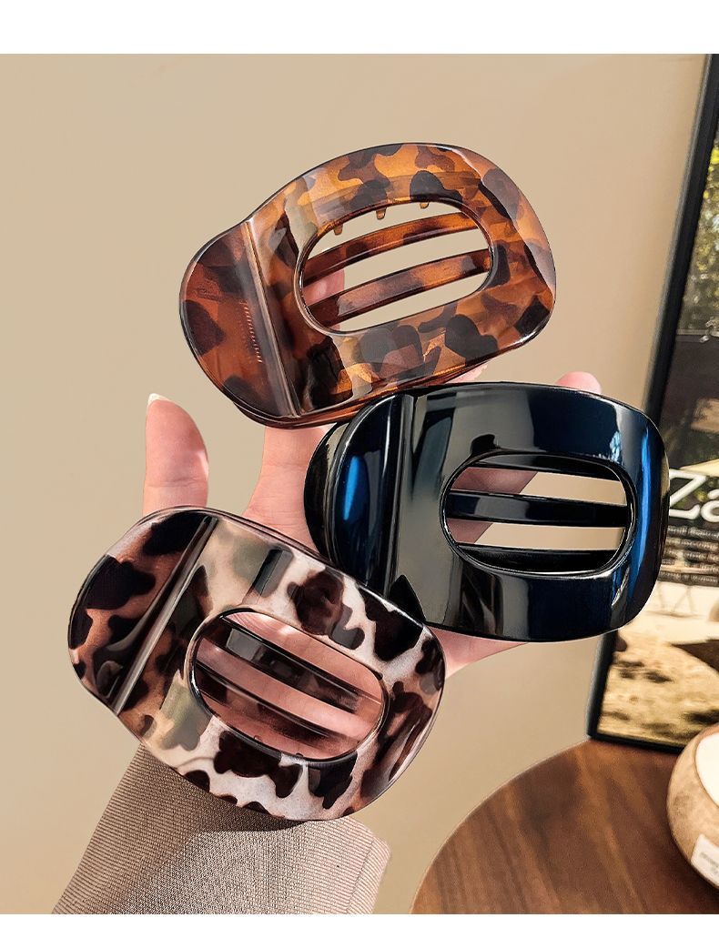 Abalone Claw Women, High-End Feel, 2025 New Flat Clip, Large Duckbill For Back Of Head, Hair Accessory Clip_voghion.com