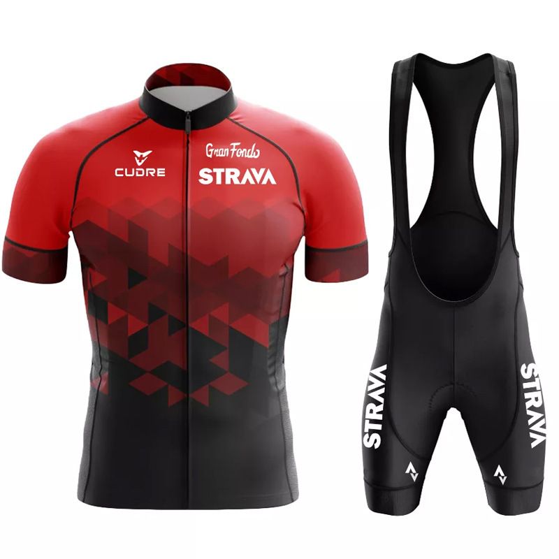 2024 Suit Strava Tour De France Short Sleeved Set For Mountain Cycling Events_voghion.com