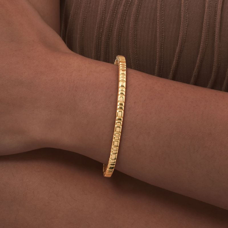 Bracciale apribile in acciaio inossidabile con zirconi bianchi e diamanti, da donna, in oro_voghion.com