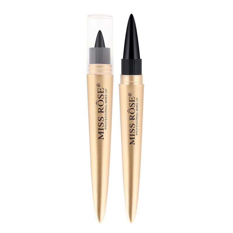 Missrose Cool Black Rich Eyeliner Delineador Colorido À Prova D'Água Não Borra Caneta Delineadora_voghion.com