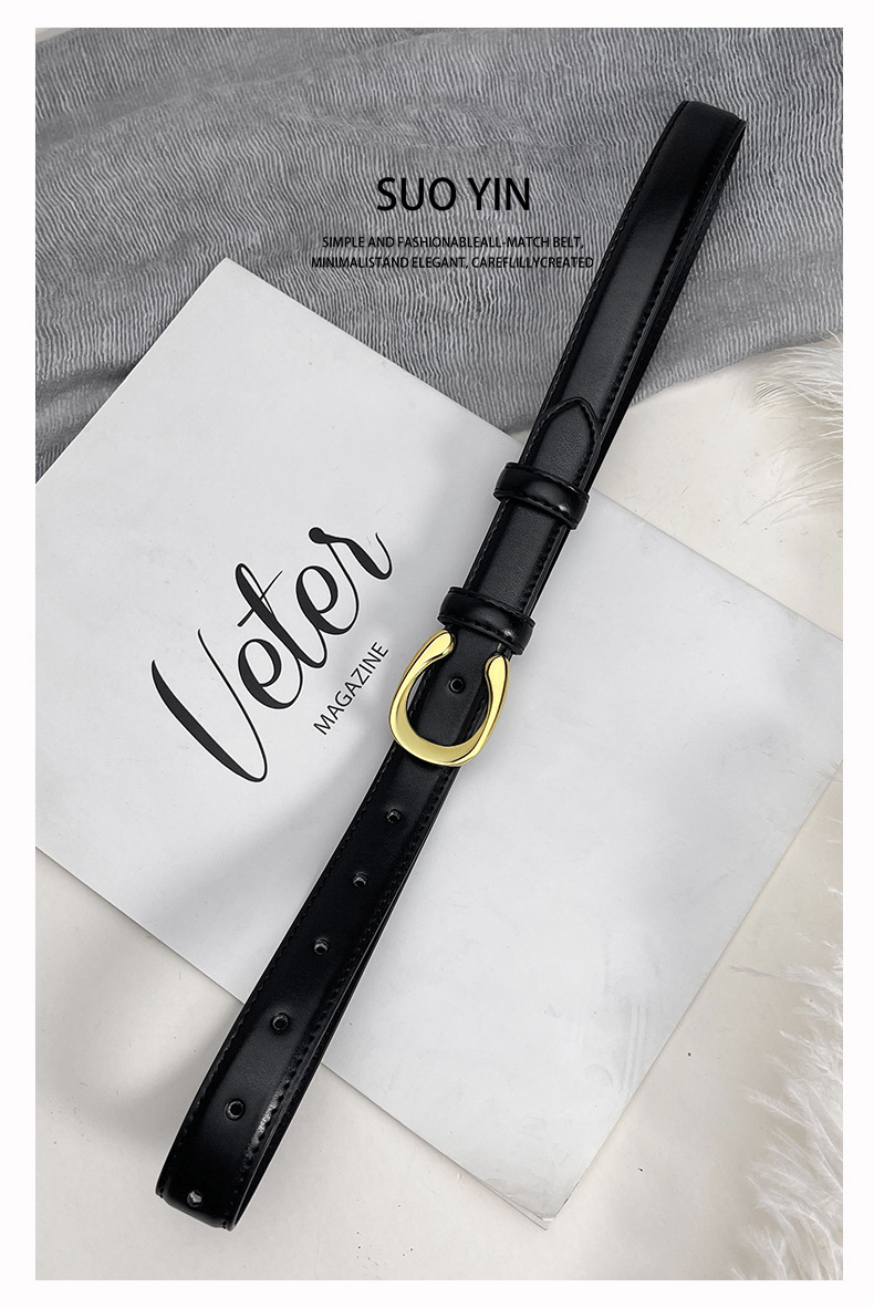 Gürtel Gute Auswahl Damen Echtes Leder Vielseitige Jeans Mit Nadel Schnalle Gürtel Damen 2023 Neue Mode Dekoration_voghion.com