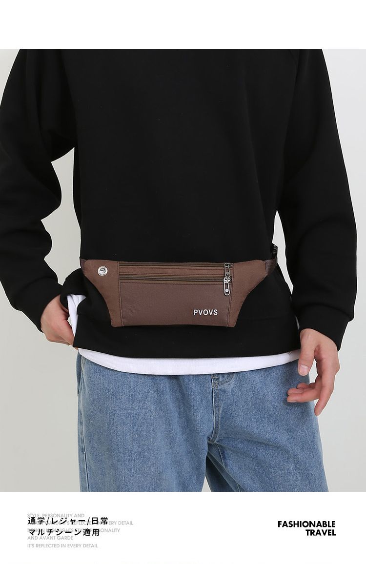 Borsa da palestra, marsupio per uomo, borsa per cellulare, per cantiere, cintura multifunzionale per il tempo libero e leggera per sport e attività all'aperto_voghion.com