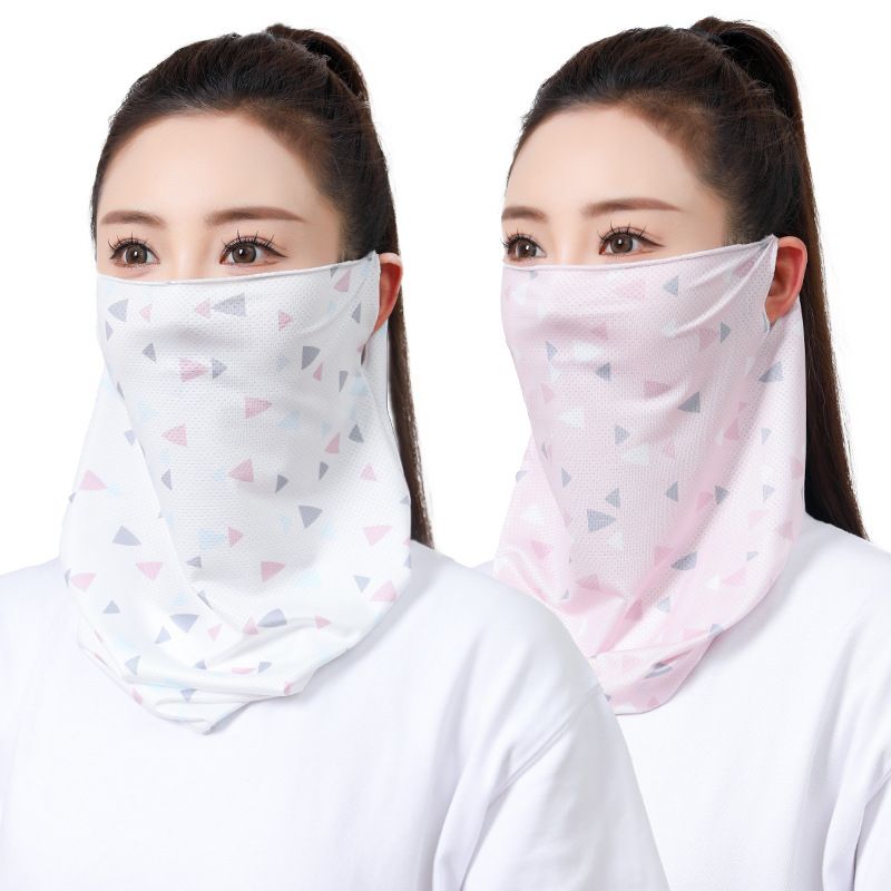 Zomer dun ademend zonnemasker nekwarmer buiten fietsen reizen winddicht stofdicht uv-bescherming voor vrouwen_voghion.com