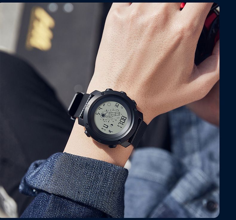 Orologio sportivo digitale a tema astronauta con retroilluminazione, impermeabile, sveglia e cronometro: elegante e funzionale per studenti_voghion.com