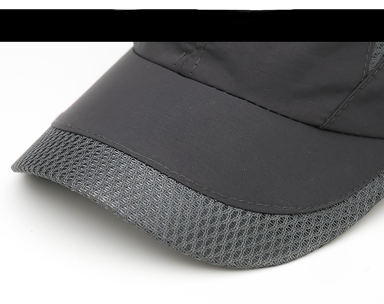 New Spring Summer Men Baseball Caps Male Breathable Mesh Snapback Hats Black Sport Dad Fishing Hats Cap For Men_voghion.com