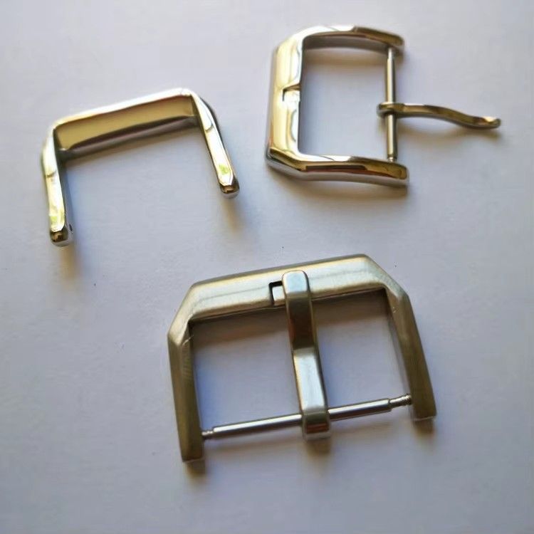 Klockarmband 304 Spänne i rostfritt stål Spänne i äkta läderrem Lämplig för IW C Wan Guo Watch 16mm 18mm 20mm_voghion.com