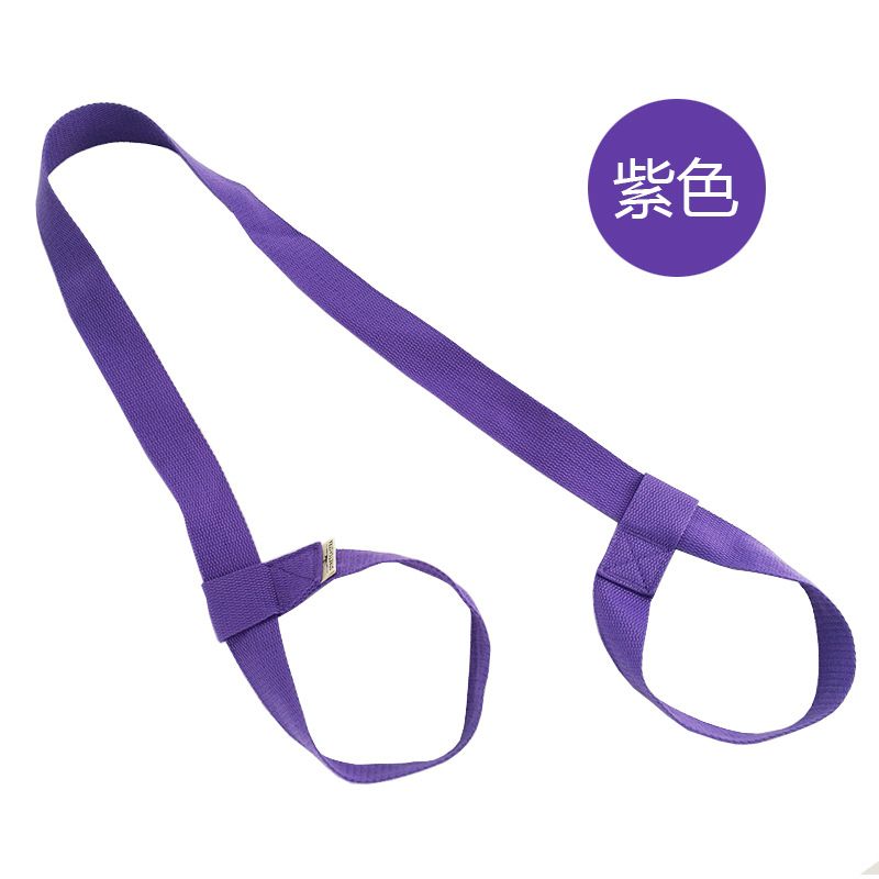 Tragbarer Yogamatten-Rücken-Schultergurt aus Baumwolle, Stretching-Gürtel_voghion.com