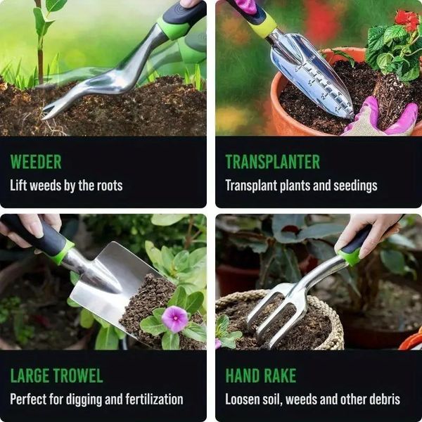 Garden Tools Set For Pruning/Digging/Weeding_voghion.com